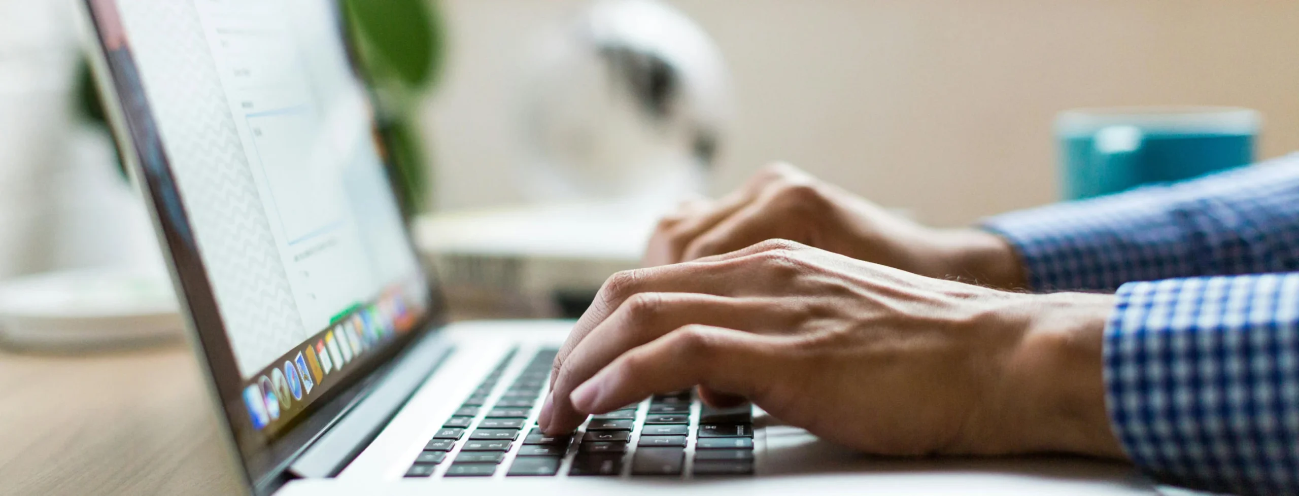 picture of a person using a laptop